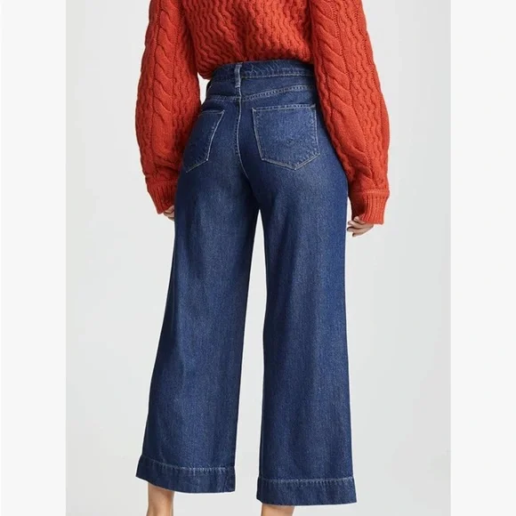 NWOT Hudson Holly Wide Leg High Rise Crop Jeans - Picture 2 of 11